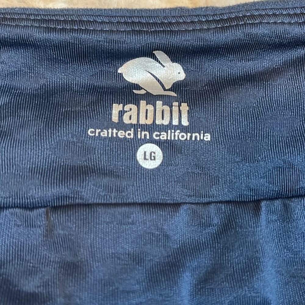 Navy Color Rabbit Running Shorts - image 2